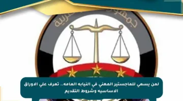 لمن يسعى للماجستير المهني في النيابة العامة.. تعرف على الأوراق الأساسية وشروط التقديم